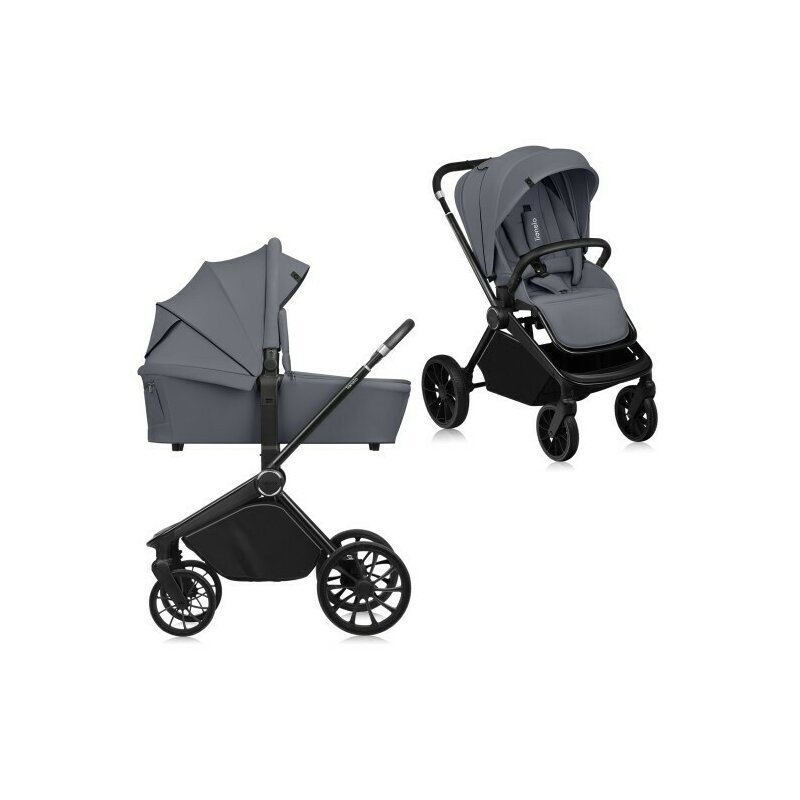 Carucior 2 in 1, Lionelo, Mika Plus, Cadru din aluminiu, Cu landou intarit si salteluta moale, Reversibil, Cu sistem de ventilatie 3D, Cu accesorii, Pana la 22 kg, Conform cu EN1888-1 EN1888-2, EN1466, Gri Carucior 2 in 1, Lionelo, Mika Plus, Cadru din aluminiu, Cu landou intarit si salteluta moale, Reversibil, Cu sistem de ventilatie 3D, Cu accesorii, Pana la 22 kg, Conform cu EN1888-1 EN1888-2, EN1466, Gri