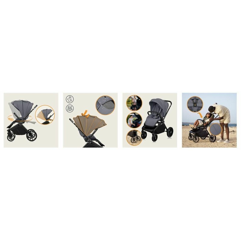 Carucior 2 in 1, Lionelo, Mika Plus, Cadru din aluminiu, Cu landou intarit si salteluta moale, Reversibil, Cu sistem de ventilatie 3D, Cu accesorii, Pana la 22 kg, Conform cu EN1888-1 EN1888-2, EN1466, Gri Carucior 2 in 1, Lionelo, Mika Plus, Cadru din aluminiu, Cu landou intarit si salteluta moale, Reversibil, Cu sistem de ventilatie 3D, Cu accesorii, Pana la 22 kg, Conform cu EN1888-1 EN1888-2, EN1466, Gri