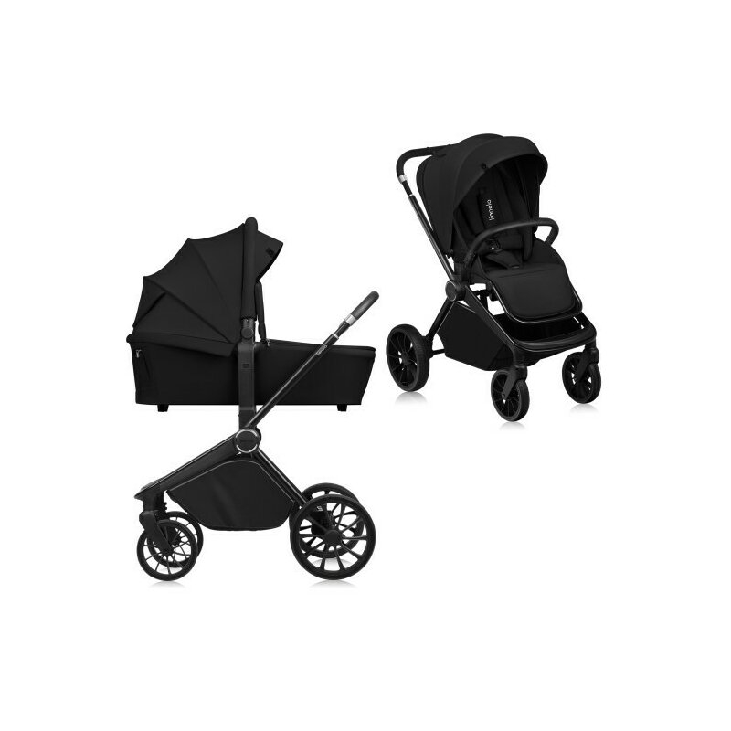 Carucior 2 in 1, Lionelo, Mika Plus, Cadru din aluminiu, Cu landou intarit si salteluta moale, Reversibil, Cu sistem de ventilatie 3D, Cu accesorii, Pana la 22 kg, Conform cu EN1888-1 EN1888-2, EN1466, Negru Carucior 2 in 1, Lionelo, Mika Plus, Cadru din aluminiu, Cu landou intarit si salteluta moale, Reversibil, Cu sistem de ventilatie 3D, Cu accesorii, Pana la 22 kg, Conform cu EN1888-1 EN1888-2, EN1466, Negru