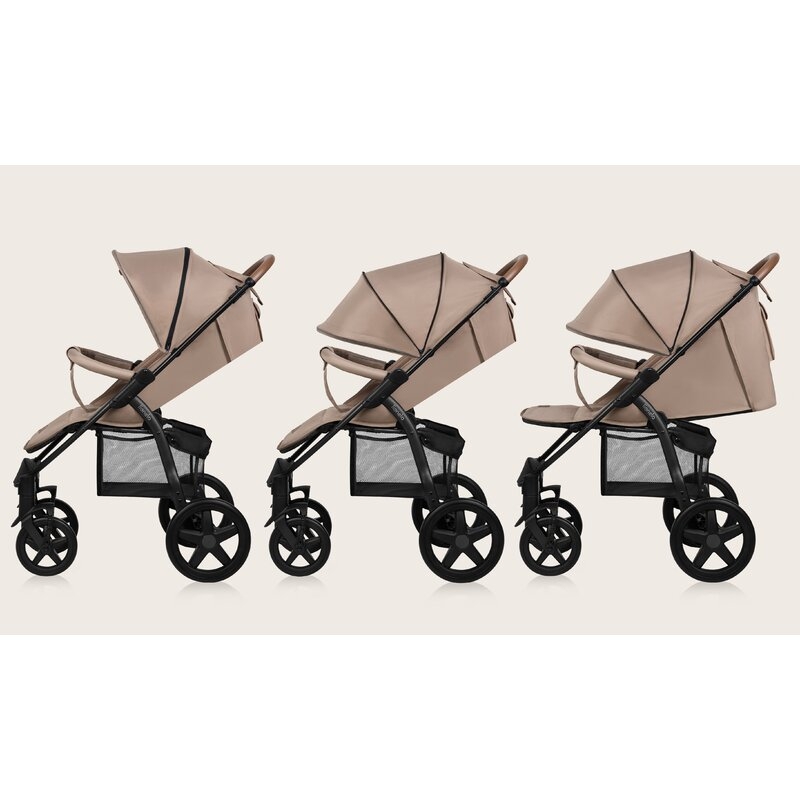 Carucior sport, Lionelo, Annet Plus, De la nastere, Cu accesorii si capotina XXL reglabila, 0 - 22 Kg, Conform cu standardele europene de securitate EN1888-1 si EN1888-2, Bej Carucior sport, Lionelo, Annet Plus, De la nastere, Cu accesorii si capotina XXL reglabila, 0 - 22 Kg, Conform cu standardele europene de securitate EN1888-1 si EN1888-2, Bej