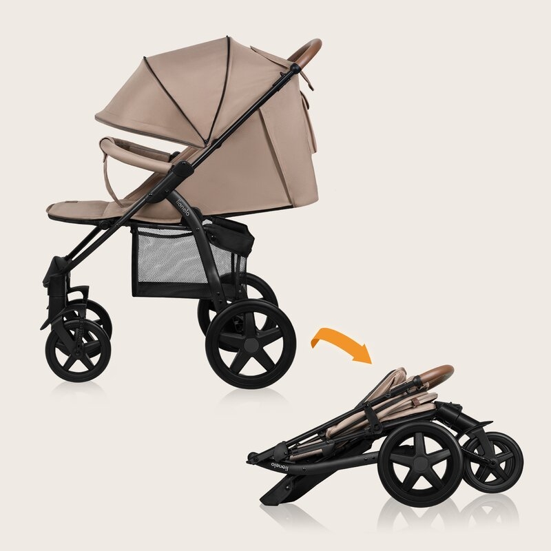 Carucior sport, Lionelo, Annet Plus, De la nastere, Cu accesorii si capotina XXL reglabila, 0 - 22 Kg, Conform cu standardele europene de securitate EN1888-1 si EN1888-2, Bej Carucior sport, Lionelo, Annet Plus, De la nastere, Cu accesorii si capotina XXL reglabila, 0 - 22 Kg, Conform cu standardele europene de securitate EN1888-1 si EN1888-2, Bej