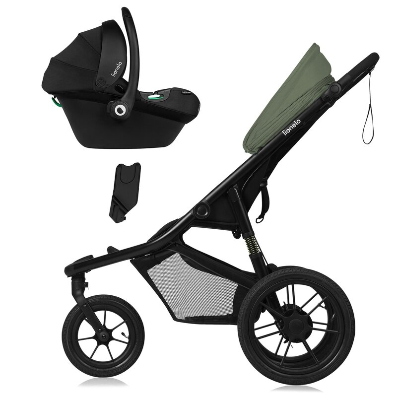 Carucior sport, Lionelo, Azura, Cu 3 roti, Cu baldachin XXL impermeabil, Pliere compacta, Pana la 22 kg, 6-48 luni, Conform cu standardele europene de securitate EN1888-1 si EN1888-2, Verde Carucior sport, Lionelo, Azura, Cu 3 roti, Cu baldachin XXL impermeabil, Pliere compacta, Pana la 22 kg, 6-48 luni, Conform cu standardele europene de securitate EN1888-1 si EN1888-2, Verde