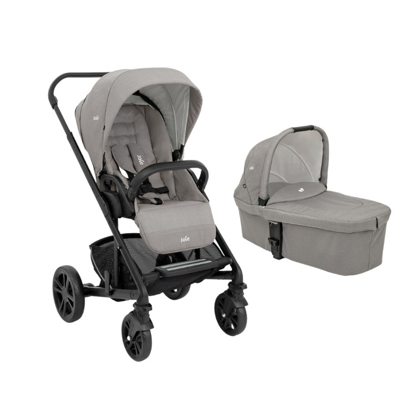 Carucior multifunctional 2 in 1 Chrome Pebble, Joie Carucior multifunctional 2 in 1 Chrome Pebble, Joie