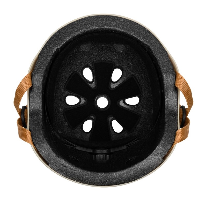 Casca pentru copii, Lionelo, Reglabila 50-56 cm, Din ABS si EPS, Conform cu standardul EN1078, Bej