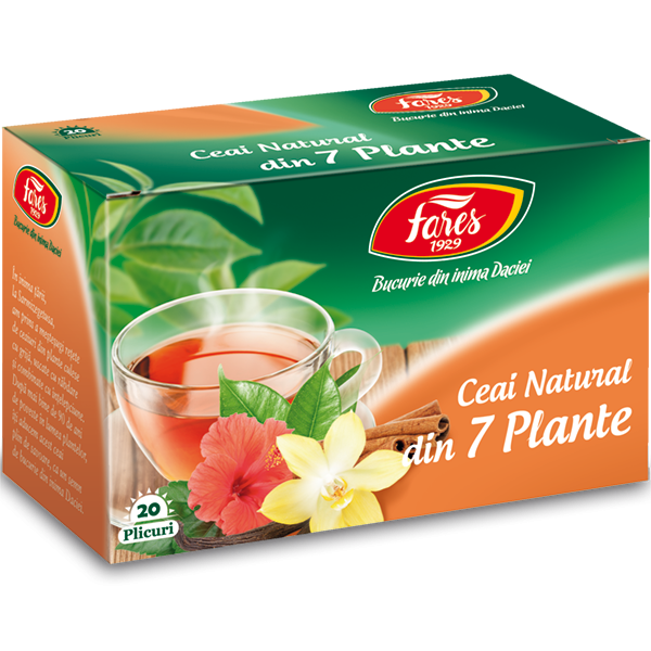 Ceaiurile Lumii 7 plante 20plicuri, Fares Ceaiurile Lumii 7 plante 20plicuri, Fares