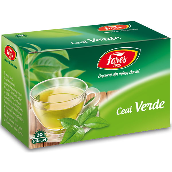 Ceai verde 20plicuri, Fares Ceai verde 20plicuri, Fares
