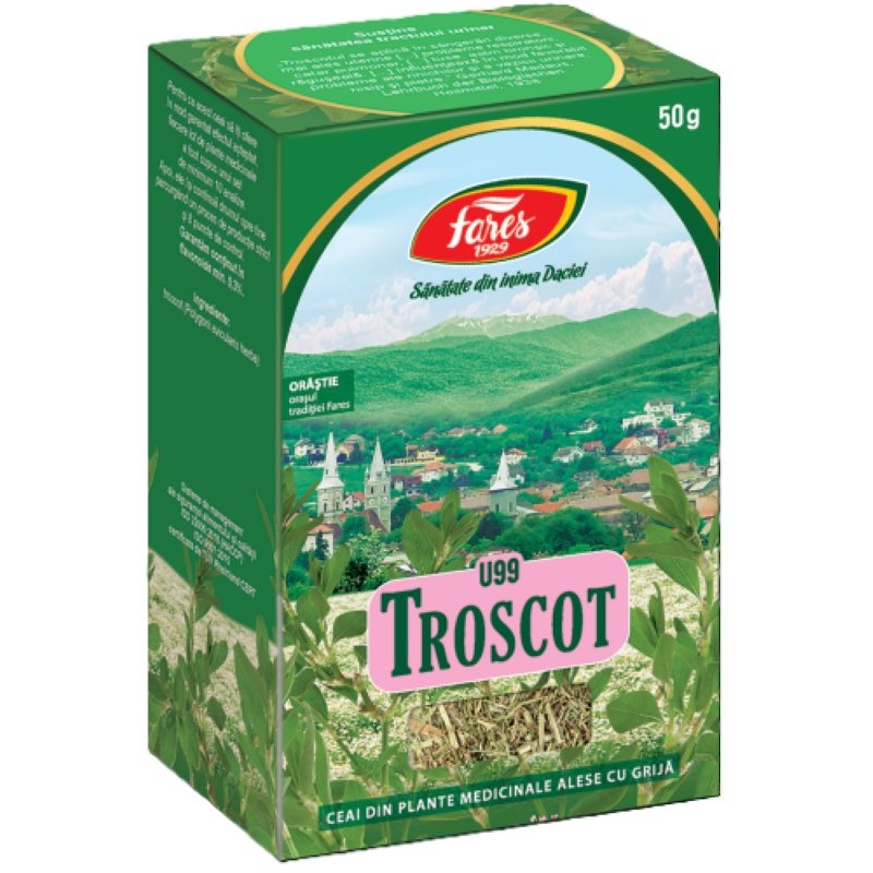 Ceai troscot iarba U99, 50 g, Fares Ceai troscot iarba U99, 50 g, Fares