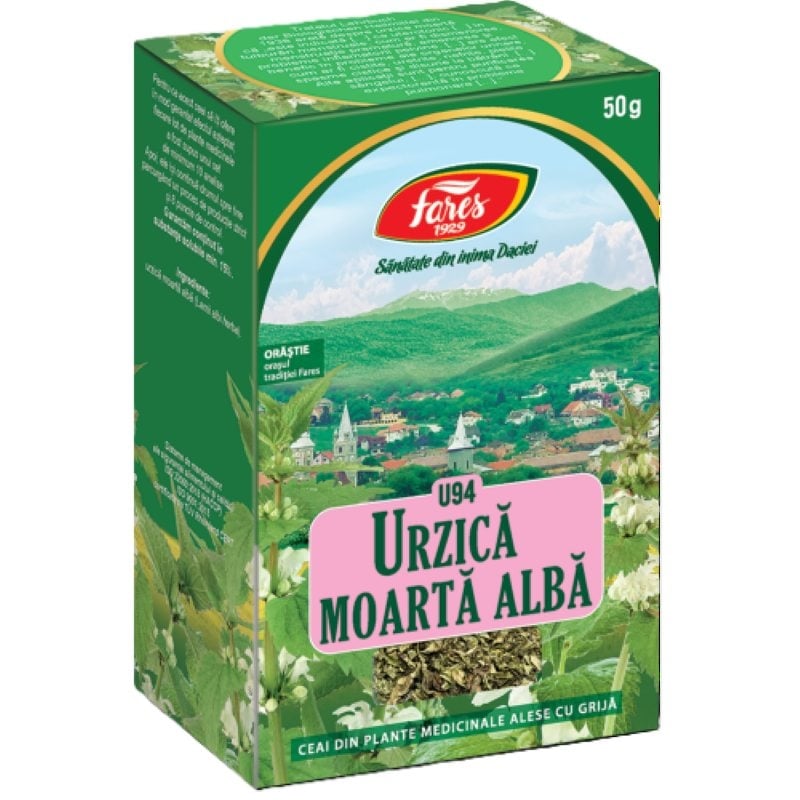 Ceai urzica moarta alba U94, 50 g, Fares Ceai urzica moarta alba U94, 50 g, Fares