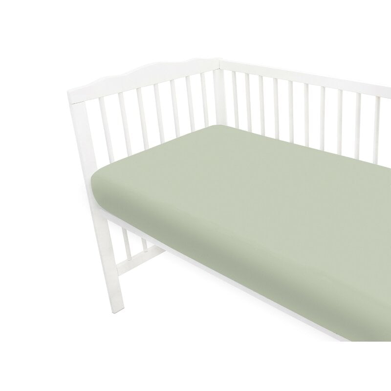 Cearceaf cu elastic, MimiNu, Jerse, Pentru patut 140X70 cm, Material certificat Oeko Tex Standard 100, Olive Cearceaf cu elastic, MimiNu, Jerse, Pentru patut 140X70 cm, Material certificat Oeko Tex Standard 100, Olive