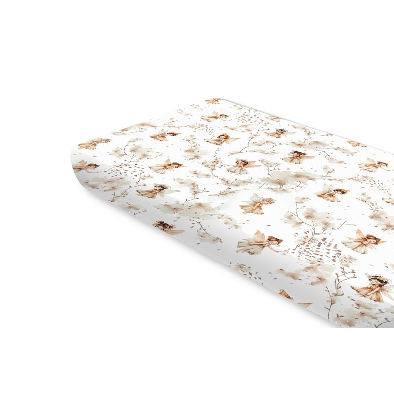 Cearceaf cu elastic, MimiNu, Pentru pat 160x80 cm, Din bumbac certificat Oeko Tex Standard 100, Fairy Cearceaf cu elastic, MimiNu, Pentru pat 160x80 cm, Din bumbac certificat Oeko Tex Standard 100, Fairy