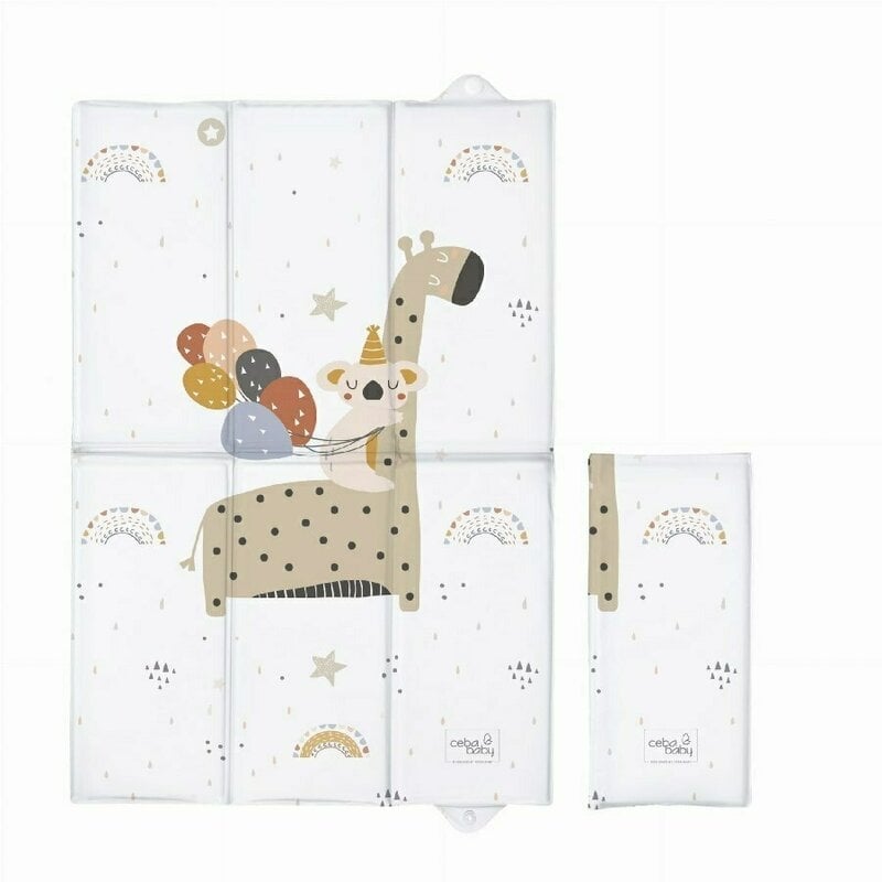 Ceba Baby - Saltea de infasat, Pliabila, 60 x 40 cm, Giraffe Ceba Baby - Saltea de infasat, Pliabila, 60 x 40 cm, Giraffe