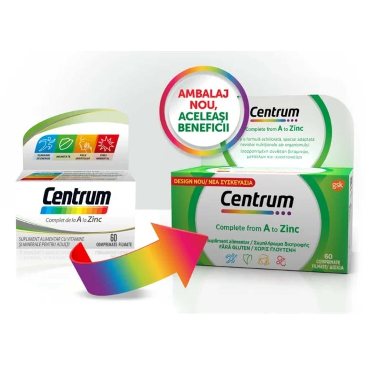 Centrum Complet de la A la Z, 30 comprimate, GSK (Haleon) Centrum Complet de la A la Z, 30 comprimate, GSK (Haleon)