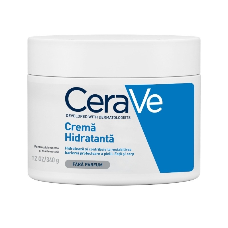 Crema hidratanta pentru fata si corp, 340g, Cerave Crema hidratanta pentru fata si corp, 340g, Cerave