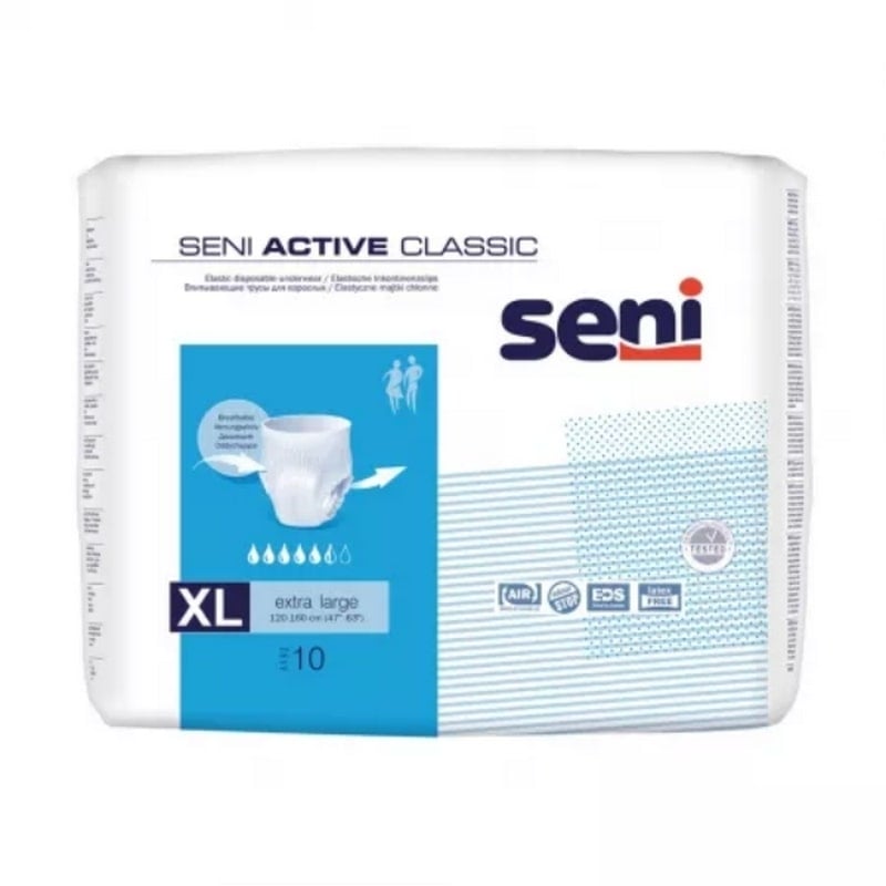 Chilot elastic absorbant Active Classic, Extra Large, 10 bucati, Seni Chilot elastic absorbant Active Classic, Extra Large, 10 bucati, Seni