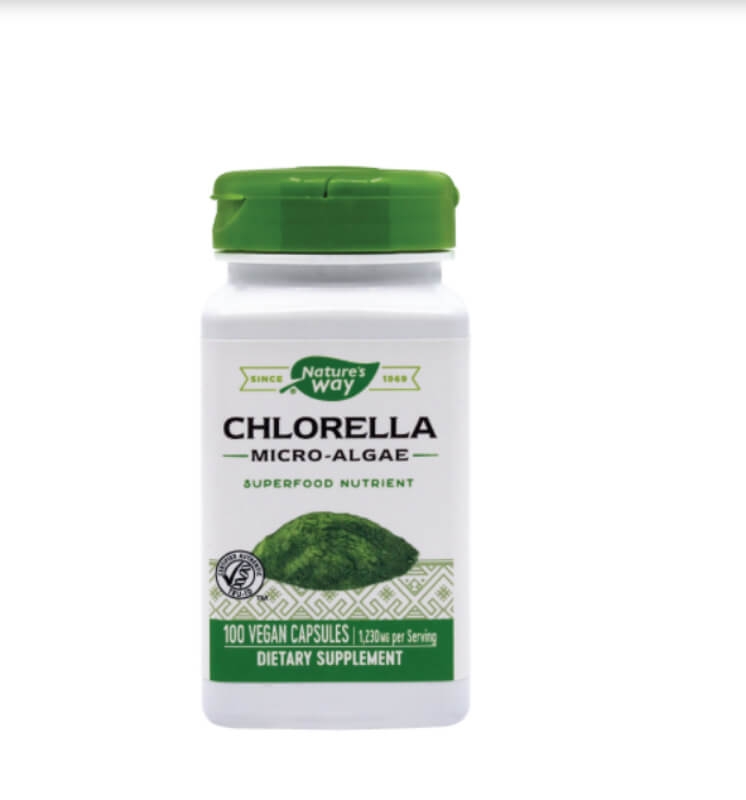 Chlorella Micro-algae 410mg Nature's Way, 100 capsule, Secom Chlorella Micro-algae 410mg Nature's Way, 100 capsule, Secom