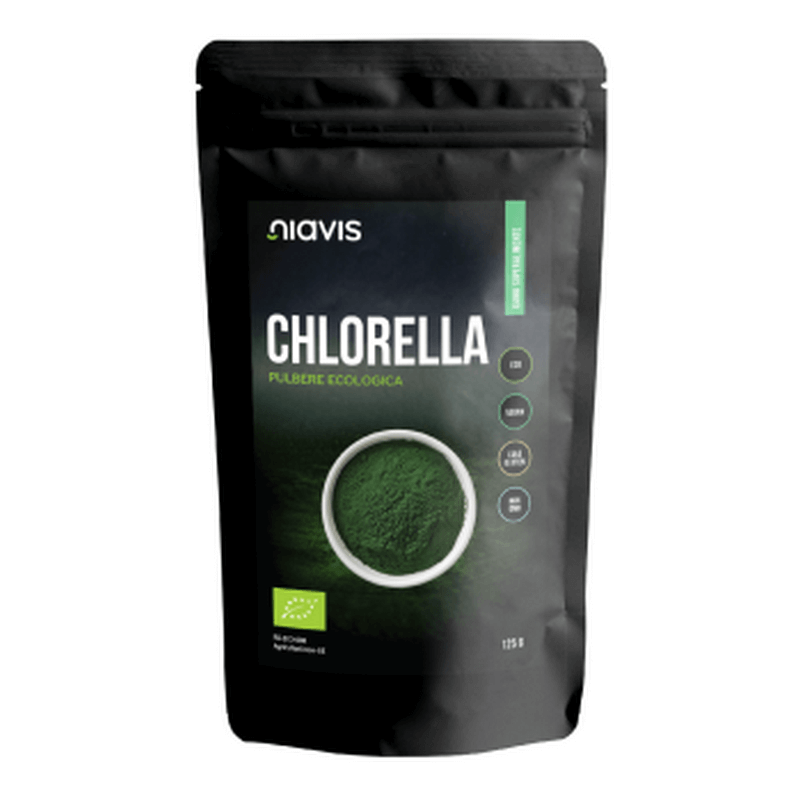 Chlorella pulbere ecologica, 125 g, Niavis Chlorella pulbere ecologica, 125 g, Niavis