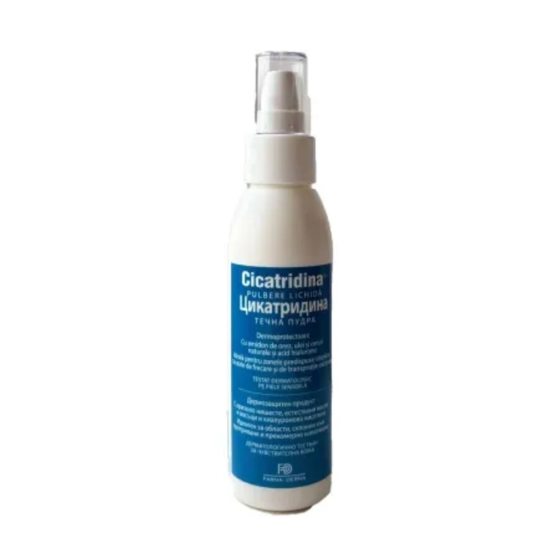 Cicatridina pulbere lichida, 120 ml, Farma-Derma Cicatridina pulbere lichida, 120 ml, Farma-Derma