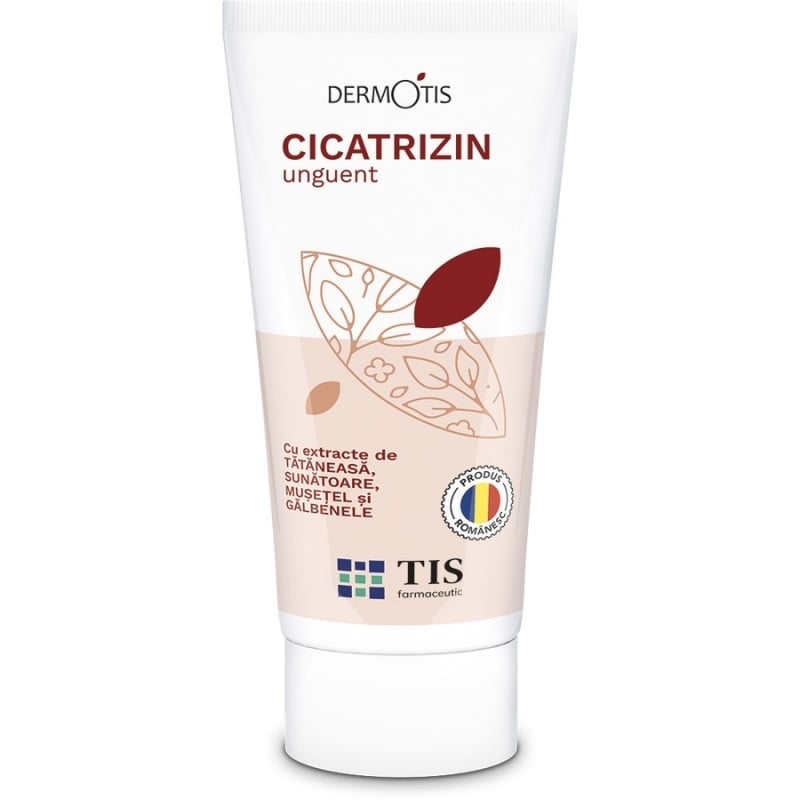 Cicatrizin unguent DermoTis, 50 ml, Tis Farmaceutic Cicatrizin unguent DermoTis, 50 ml, Tis Farmaceutic