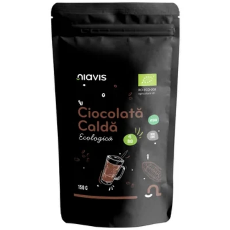 Ciocolata calda ecologica, 150 g, Niavis Ciocolata calda ecologica, 150 g, Niavis