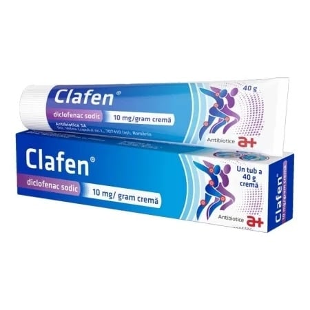 Clafen crema, 10 mg/g, 40 g, Antibiotice SA Clafen crema, 10 mg/g, 40 g, Antibiotice SA