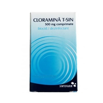 Cloramina T-Sin, 50 comprimate, Sintofarm Cloramina T-Sin, 50 comprimate, Sintofarm