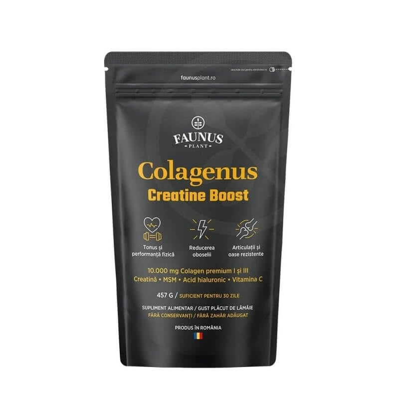 Colagenus Creatine Boost pudra, 457 g, Faunus Plant Colagenus Creatine Boost pudra, 457 g, Faunus Plant