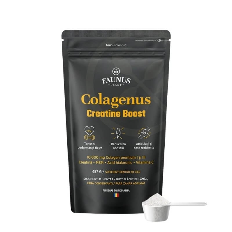 Colagenus Creatine Boost pudra, 457 g, Faunus Plant Colagenus Creatine Boost pudra, 457 g, Faunus Plant