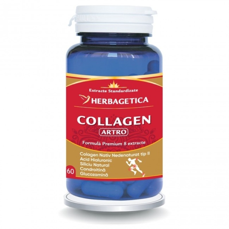 Collagen Artro, 60 capsule, Herbagetica Collagen Artro, 60 capsule, Herbagetica
