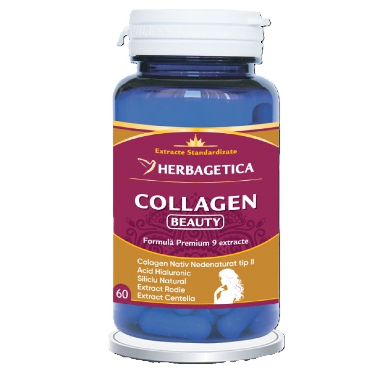 Collagen Beauty, 60 capsule, Herbagetica Collagen Beauty, 60 capsule, Herbagetica