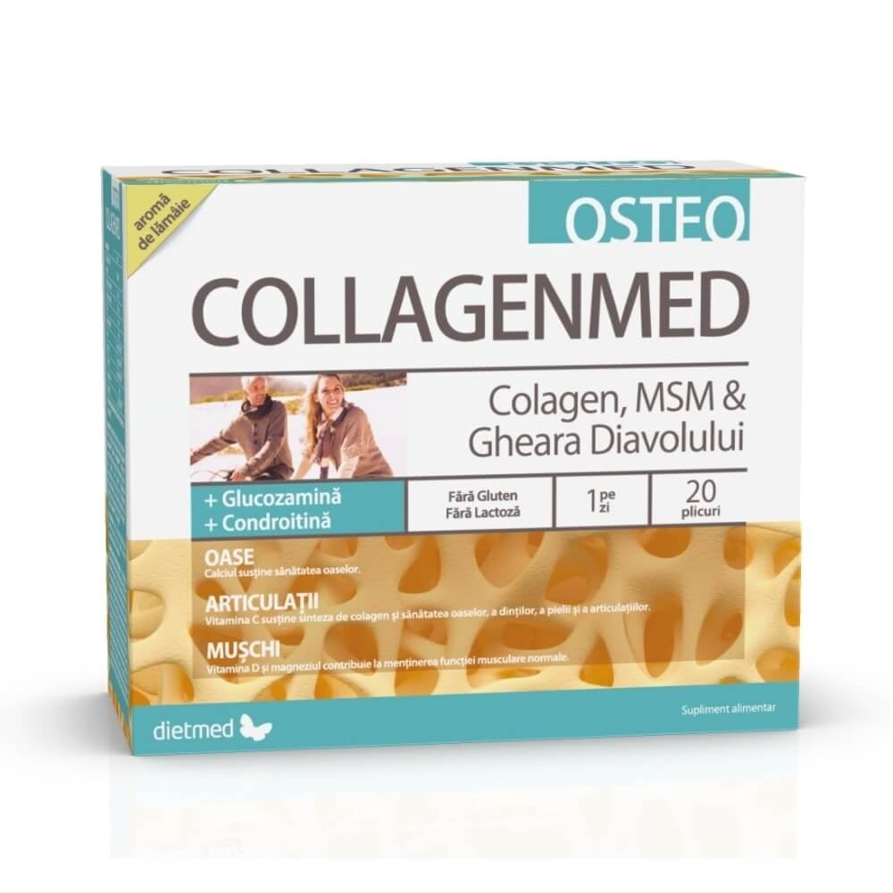 Collagenmed Osteo, 20 plicuri, Dietmed Collagenmed Osteo, 20 plicuri, Dietmed