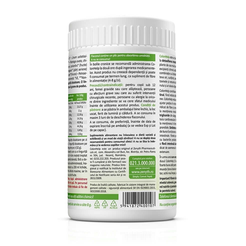 Colon Help, 240 g, Zenyth Colon Help, 240 g, Zenyth