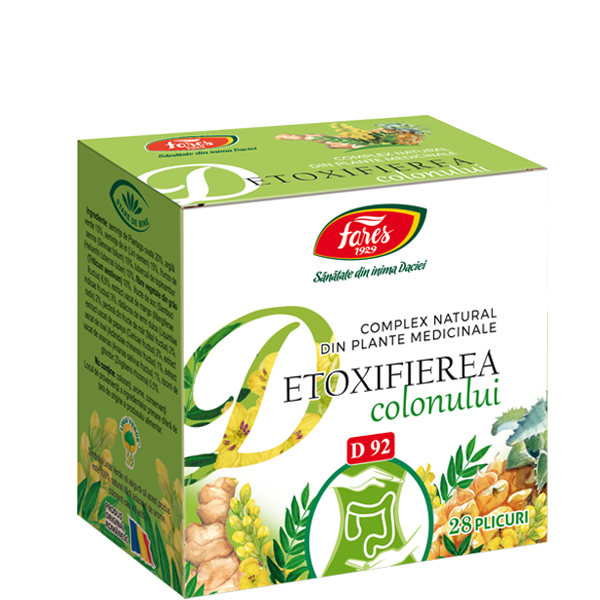 Detoxifierea Colonului (D92) 28plicuri, Fares Detoxifierea Colonului (D92) 28plicuri, Fares