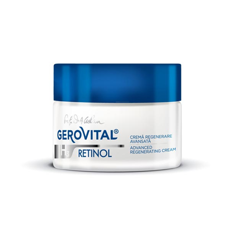 Crema pentru regenerare avansata H3 Retinol, 50 ml, Gerovital