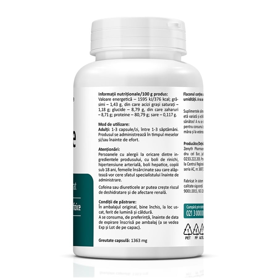 Creatine, 1000 mg, 60 capsule, Zenyth Creatine, 1000 mg, 60 capsule, Zenyth
