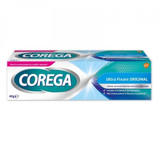 Crema adeziva pentru proteza dentara Ultra Fixare Corega, 40 g, Gsk Crema adeziva pentru proteza dentara Ultra Fixare Corega, 40 g, Gsk