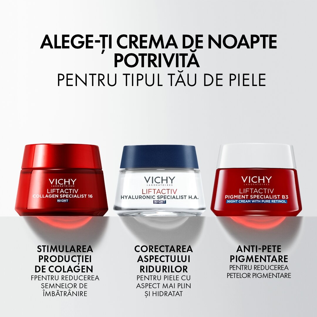 Liftactiv Supreme crema noapte, 50ml, Vichy Liftactiv Supreme crema noapte, 50ml, Vichy