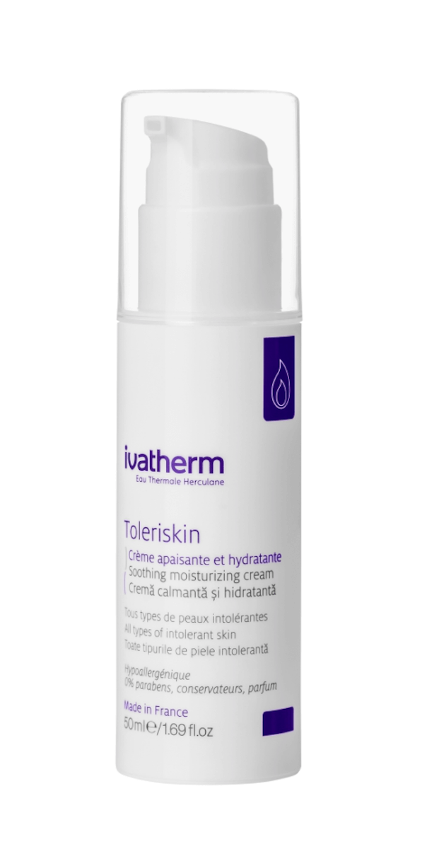Crema calmanta si hidratanta Toleriskin, 50 ml, Ivatherm Crema calmanta si hidratanta Toleriskin, 50 ml, Ivatherm