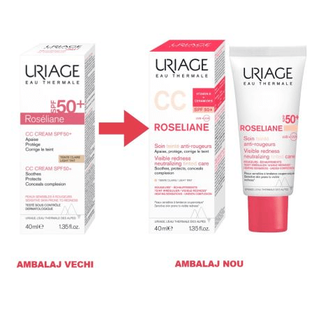 Roseliane crema CC SPF 50+, 40ml, Uriage Roseliane crema CC SPF 50+, 40ml, Uriage