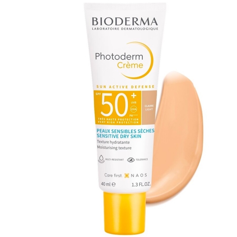 Crema colorata SPF 50+ nuanta Claire Light Photoderm, 40 ml, Bioderma Crema colorata SPF 50+ nuanta Claire Light Photoderm, 40 ml, Bioderma