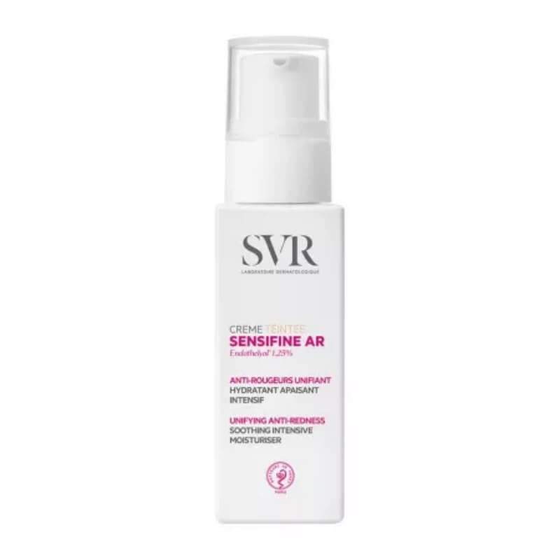 Crema colorata pentru piele predispusa la roseata si cuperoza Sensifine AR, 40 ml, SVR Crema colorata pentru piele predispusa la roseata si cuperoza Sensifine AR, 40 ml, SVR