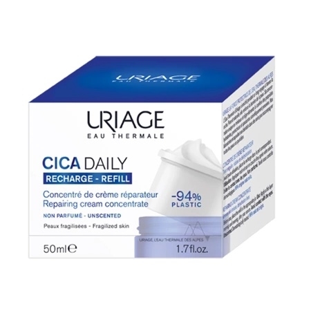 Crema concentrata reparatoare rezerva Cica Daily, 50 ml, Uriage Crema concentrata reparatoare rezerva Cica Daily, 50 ml, Uriage