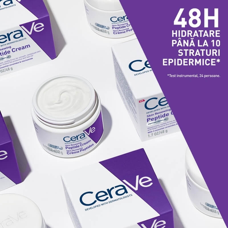 Crema cu peptide Skin Renewing, 48 g, Cerave Crema cu peptide Skin Renewing, 48 g, Cerave