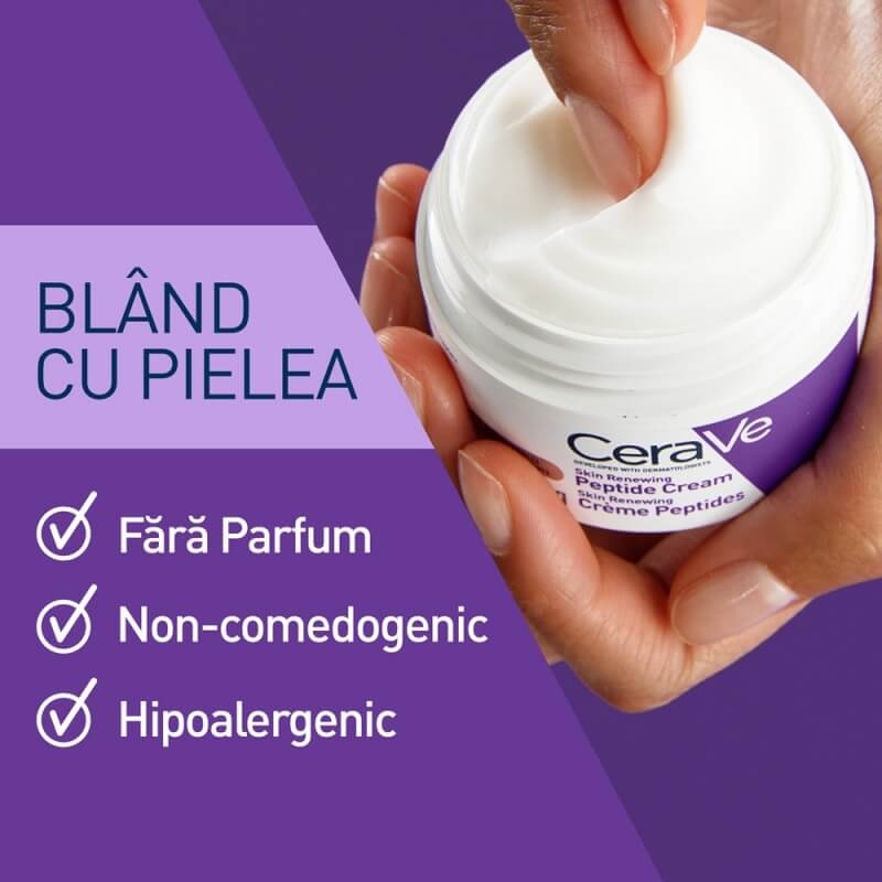 Crema cu peptide Skin Renewing, 48 g, Cerave Crema cu peptide Skin Renewing, 48 g, Cerave