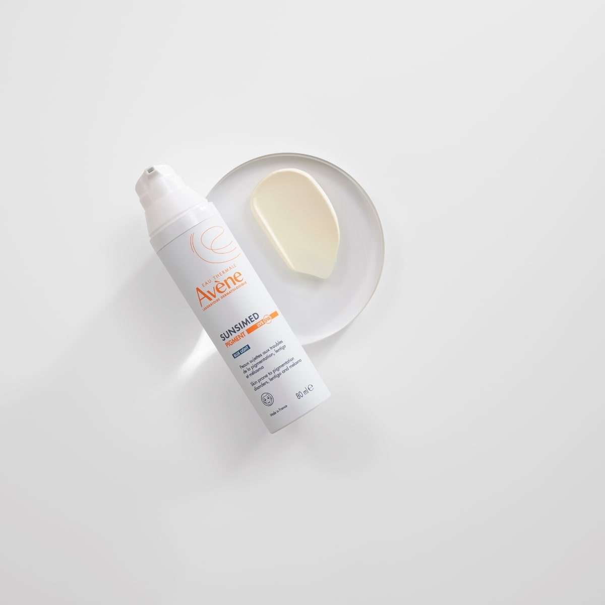 Crema cu protectie solara SPF50+ Sunsimed Pigment, 80 ml, Avene Crema cu protectie solara SPF50+ Sunsimed Pigment, 80 ml, Avene
