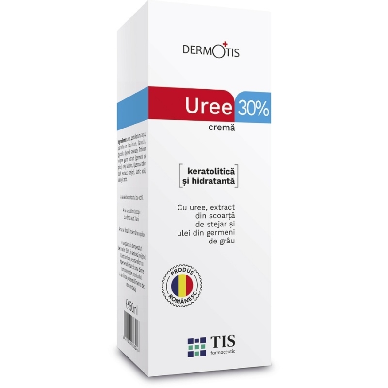Crema cu Uree 30% DermoTis, 50 ml, Tis Farmaceutic Crema cu Uree 30% DermoTis, 50 ml, Tis Farmaceutic