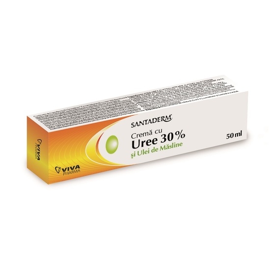 Santaderm - Crema cu uree 30% si ulei de masline 50ml Santaderm - Crema cu uree 30% si ulei de masline 50ml