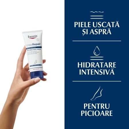 Crema pentru picioare cu 10% uree Urea Repair, 100 ml, Eucerin
