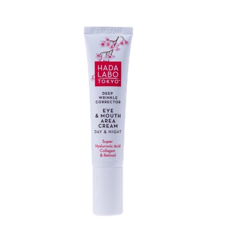 Crema de zi si de noapte corectare riduri adanci din jurul ochilor si a gurii cu super acid hialuronic, 15 ml, Hada Labo Tokyo Crema de zi si de noapte corectare riduri adanci din jurul ochilor si a gurii cu super acid hialuronic, 15 ml, Hada Labo Tokyo