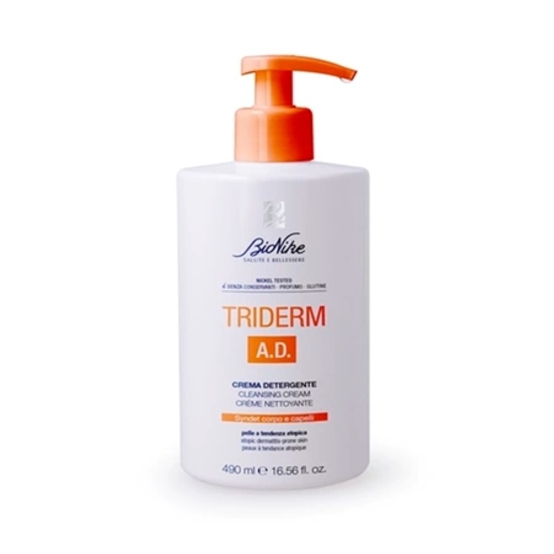Crema de curatare pentru pielea cu dermatita atopica Triderm A.D., 490 ml, BioNike Crema de curatare pentru pielea cu dermatita atopica Triderm A.D., 490 ml, BioNike