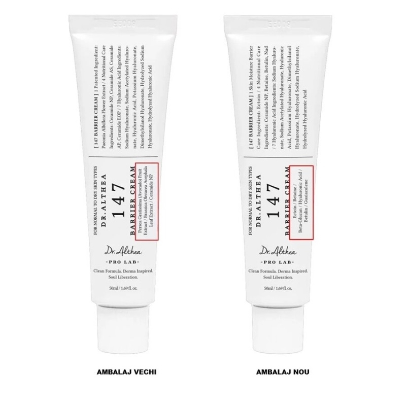 Crema Faciala Hidratanta 147 Barrier Cream,  50 ml, Dr. Althea
